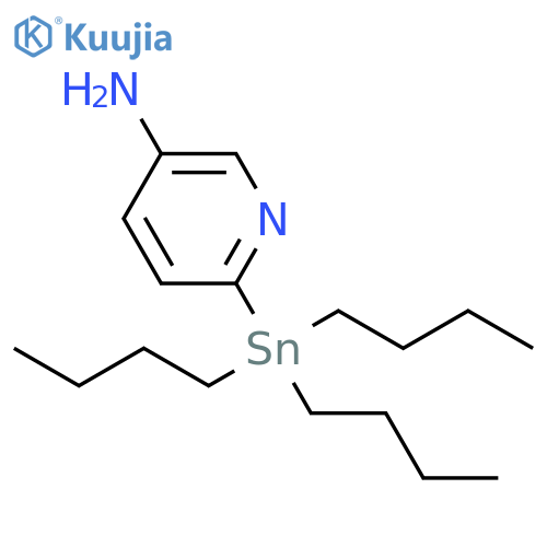 3-Pyridinamine, 6-(tributylstannyl)- structure