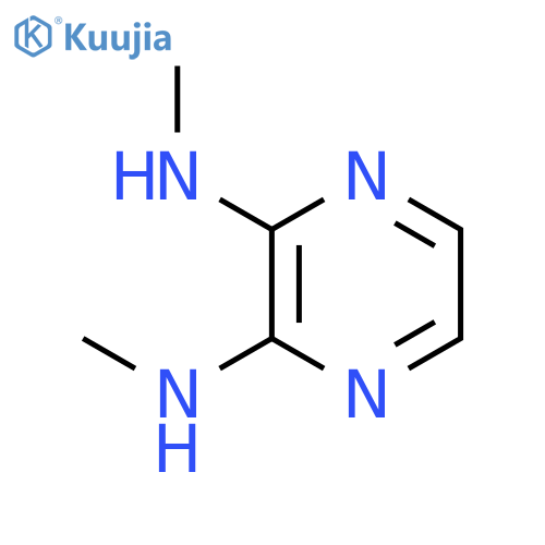 2,3-PYRAZINEDIAMINE, N,N'-DIMETHYL- structure