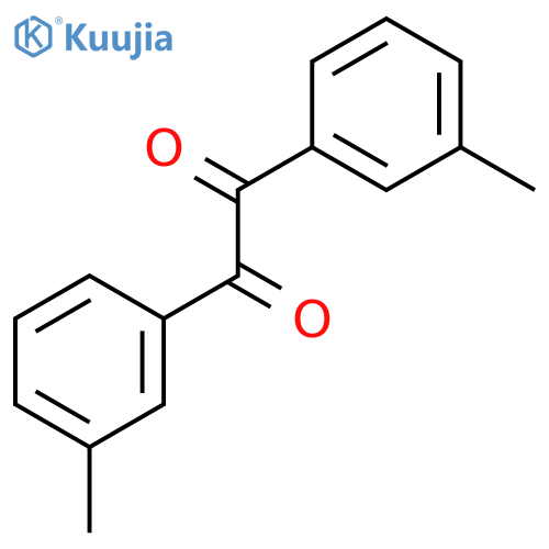 Ethanedione, bis(3-methylphenyl)- structure