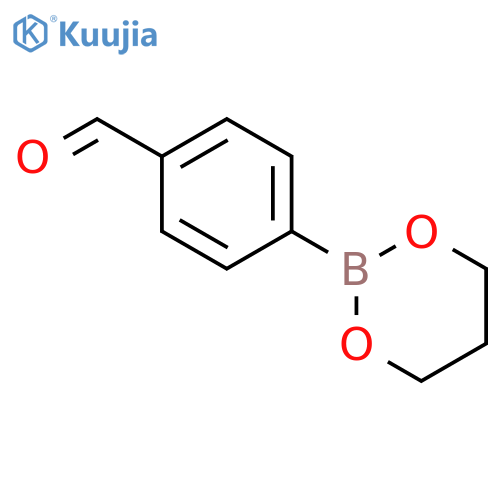 4-(1,3,2-dioxaborinan-2-yl)benzaldehyde structure
