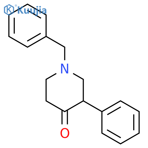 1-Benzyl-3-phenylpiperidin-4-one structure