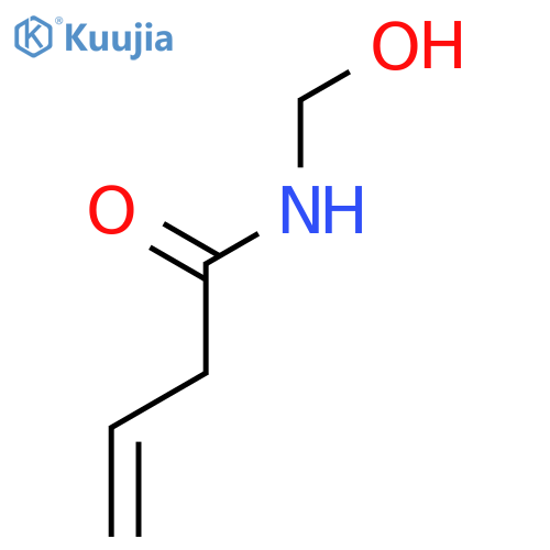 3-BUTENAMIDE, N-(HYDROXYMETHYL)- structure