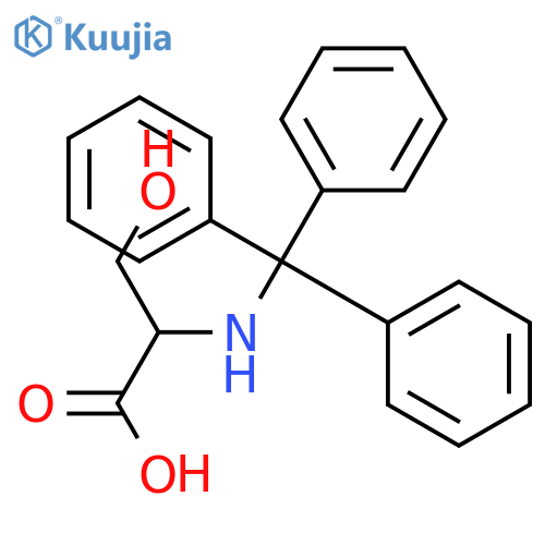 L-Serine, N-(triphenylmethyl)- structure