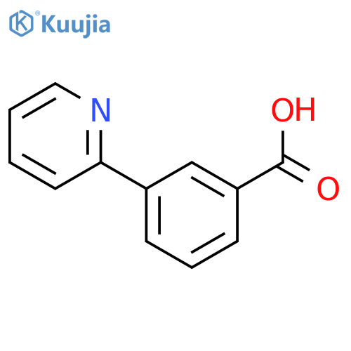 3-(Pyridin-2-yl)benzoic acid structure