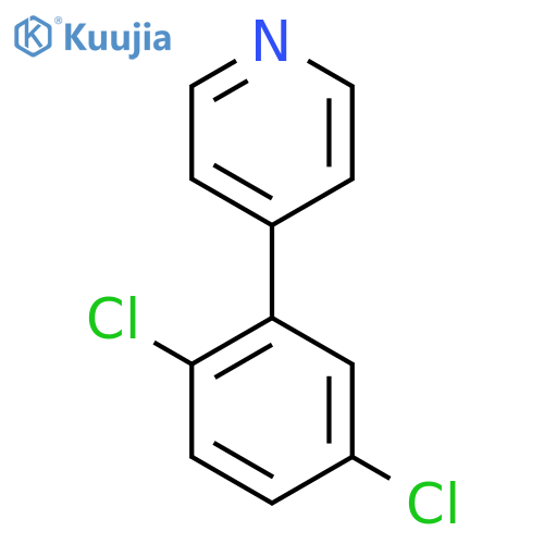 4-(2,5-Dichlorophenyl)pyridine structure