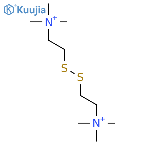 2,2'-disulfanediylbis(N,N,N-trimethylethanaminium) structure