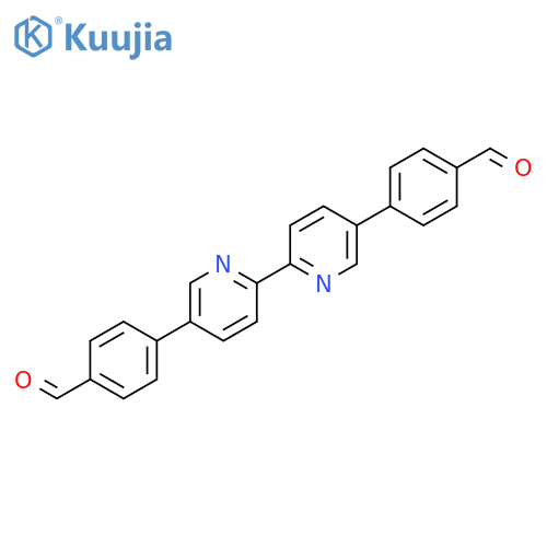 Benzaldehyde, 4,4'-[2,2'-bipyridine]-5,5'-diylbis- (9CI) structure