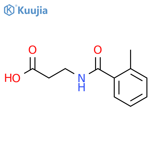 3-(2-methylphenyl)formamidopropanoic Acid structure