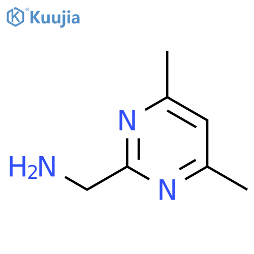 (4,6-Dimethylpyrimidin-2-yl)methanamine structure