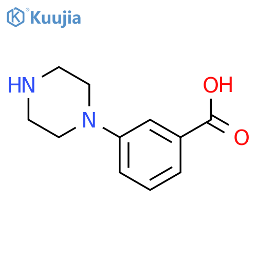 3-(Piperazin-1-YL)benzoic acid structure