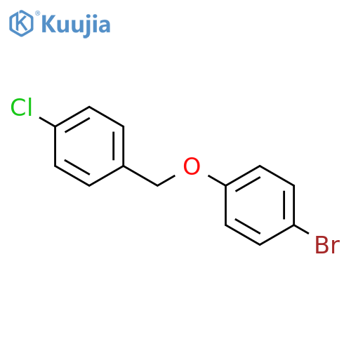 Benzene, 1-bromo-4-[(4-chlorophenyl)methoxy]- structure