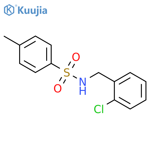 Benzenesulfonamide, N-[(2-chlorophenyl)methyl]-4-methyl- structure