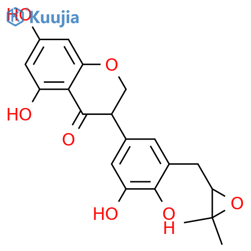 3',4',5,7-Tetrahydroxy-5'-prenylisoflavanone; (+)-form, 2''ξ,3''-Epoxide structure