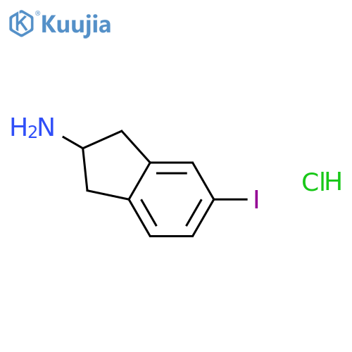 5-iodo-2-indanamine Hydrochloride (1:1) structure