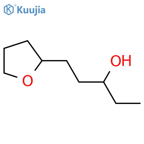 2-Furanpropanol, α-ethyltetrahydro- structure