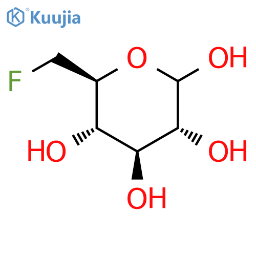6-Deoxy-6-fluoro-D-galactose structure