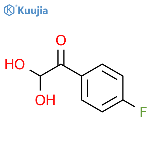 1-(4-Fluorophenyl)-2,2-dihydroxyethanone structure