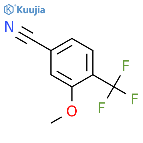 3-Methoxy-4-(trifluoromethyl)-benzonitrile structure