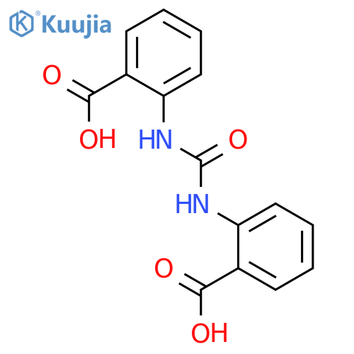 2-[(2-carboxyphenyl)carbamoylamino]benzoic acid structure