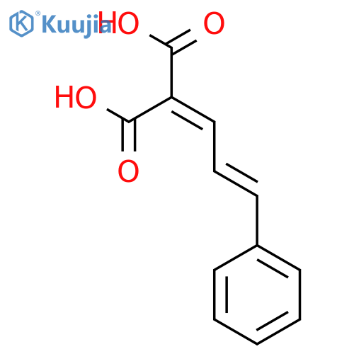 Cinnamylidenemalonic acid structure