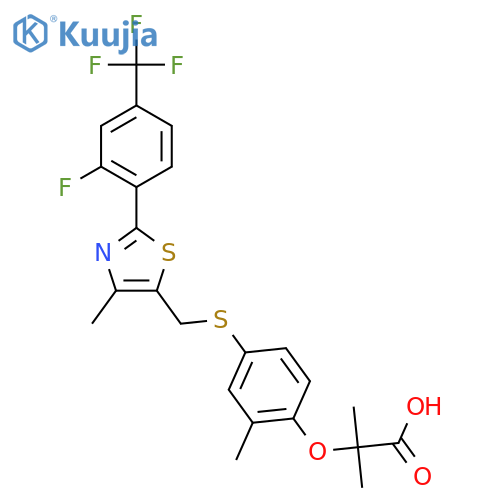 Sodelglitazar structure