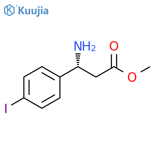 Benzenepropanoic acid, -amino-4-iodo-, methyl ester, (R)- structure