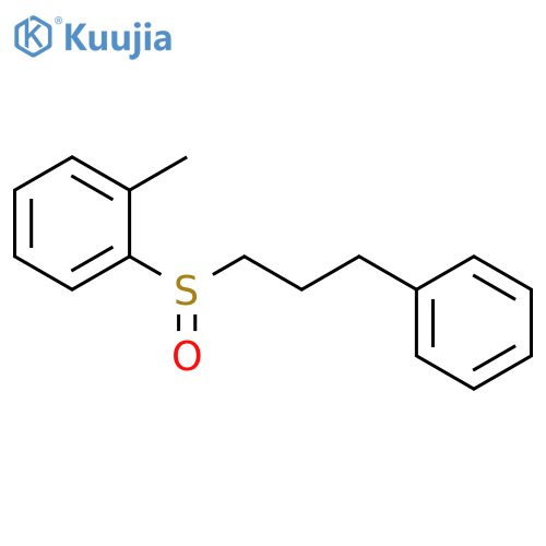 Benzene, methyl[(3-phenylpropyl)sulfinyl]- structure