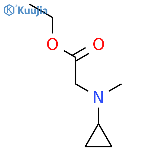 Glycine,N-cyclopropyl-N-methyl-, ethyl ester structure