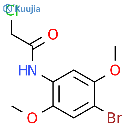 Acetamide, N-(4-bromo-2,5-dimethoxyphenyl)-2-chloro- structure