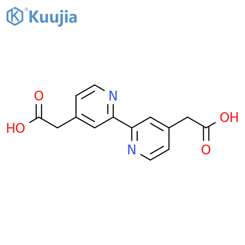 [2,2'-Bipyridine]-4,4'-diacetic acid structure