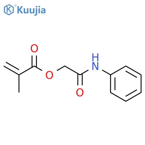 2-Propenoic acid, 2-methyl-, 2-oxo-2-(phenylamino)ethyl ester structure