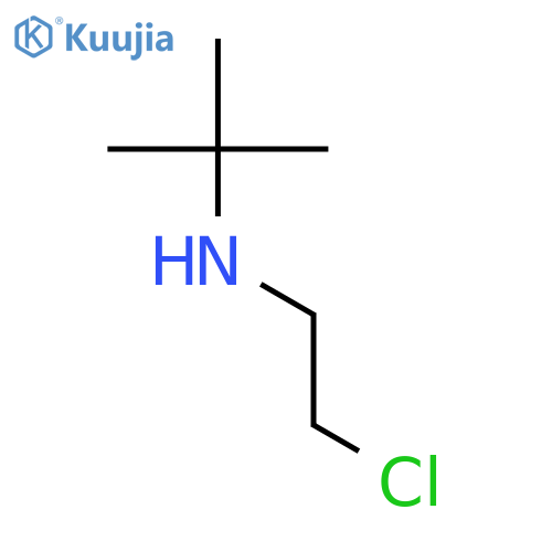 N-(2-chloroethyl)-2-methyl-2-propanamine structure