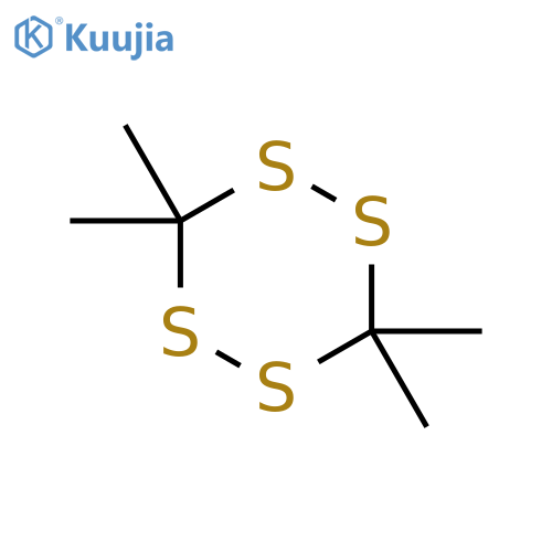 1,2,4,5-Tetrathiane,3,3,6,6-tetramethyl- structure