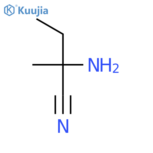 2-Amino-2-methylbutanenitrile structure