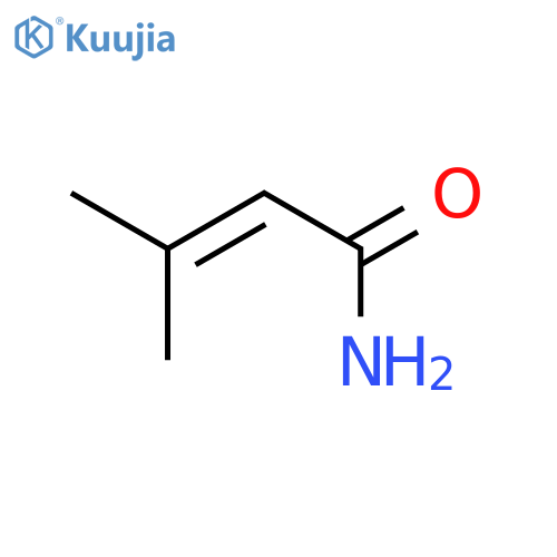 3-methylbut-2-enamide structure