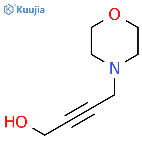 2-Butyn-1-ol, 4-(4-morpholinyl)- structure
