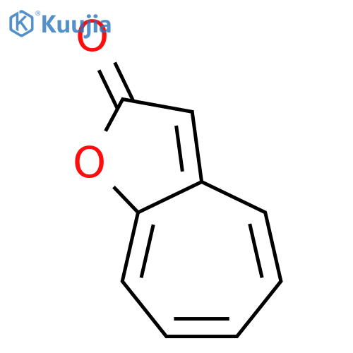 2H-CYCLOHEPTA(B)FURAN-2-ONE structure