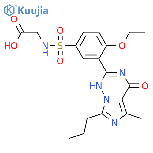 S-Desethylpiperidino S-(Glycin-N-yl) Vardenafil structure