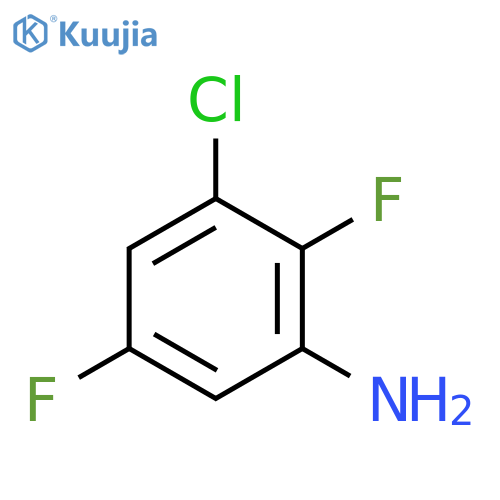 3-Chloro-2,5-difluoroaniline structure