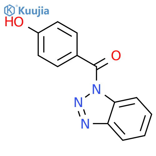 1H-Benzotriazole, 1-(4-hydroxybenzoyl)- structure