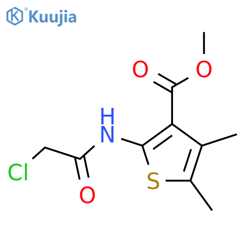 methyl 2-(2-chloroacetamido)-4,5-dimethylthiophene-3-carboxylate structure