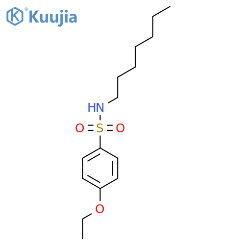 4-ethoxy-N-heptylbenzene-1-sulfonamide structure