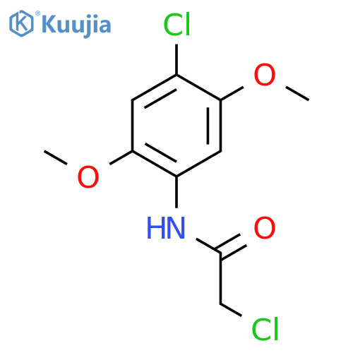 2-Chloro-N-(4-chloro-2,5-dimethoxyphenyl)acetamide structure