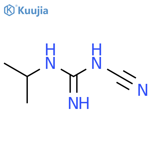 1-Cyano-3-isopropylguanidine structure