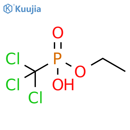 Phosphonic acid, (trichloromethyl)-, monoethyl ester (9CI) structure