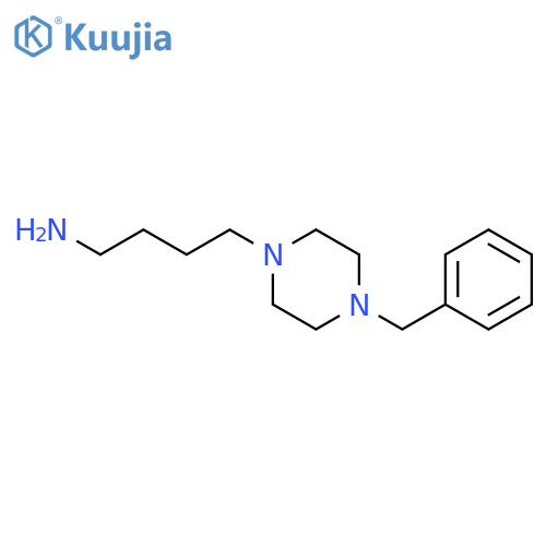1-Piperazinebutanamine,4-(phenylmethyl)- structure