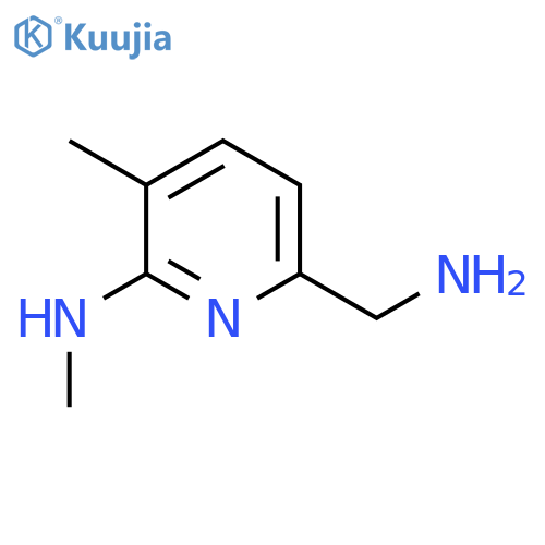 (6-Aminomethyl-3-methyl-pyridin-2-yl)-methylamine structure