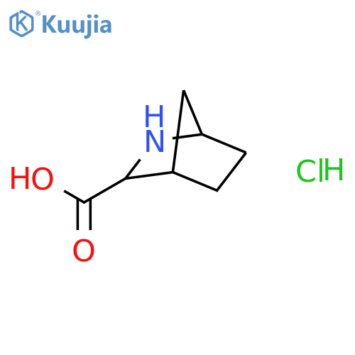 (1S,3R,4R)-2-Azabicyclo[2.2.1]heptane-3-carboxylic acid hydrochloride structure