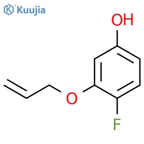 PHENOL, 4-FLUORO-3-(2-PROPENYLOXY)- structure