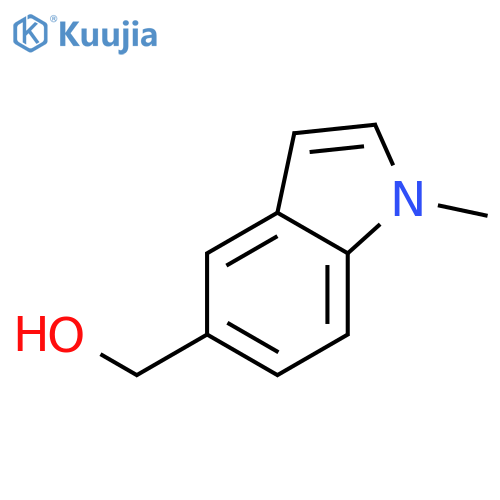 (1-Methyl-1H-indol-5-yl)methanol structure